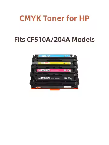 1PC CMYK CF510A CF510 204A Toner Cartridge for HP Color LaserJet M154nw M154a Pro M180n M181fw