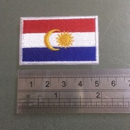 Iron on embroidery sulaman national flag bendera patch ~ LABUAN