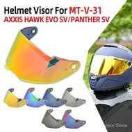 Visor For MT-V-31 AXXIS HAWK EVO SV PANTHER SV Helmet Anti-UV Anti-Fog Scratch Resistant High Clarit