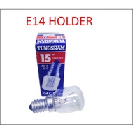 Tungsram 15W E14, B22 Pygmy Bulb (Salt Lamp Bulb/ Refrigerator Light Bulb)盐灯/冰箱灯泡