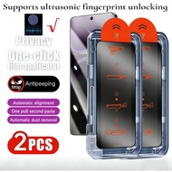 2PCS Anti-peep tempered Glass For Google Pixel 9 Pro XL Google Pixel 9A The anti-peep tempered film 