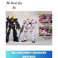 HG 1/144 UNICORN Assembly Model / BANSHEE DESTROY