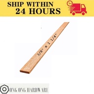 Meranti Wood Ceiling / Kayu Ketam 3/8" x 1-1/4 / Furniture Wood / Kayu Kambi Siling / Wainscoting