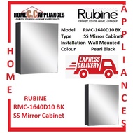 RUBINE RMC-1640D10 BK/WH S Mirror Cabinet