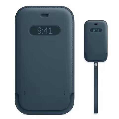 for iPhone 14 13 12 Pro Max 14Pro Mini Leather Case with Lanyard Bag for Magsafe Phone Cover Mag Saf