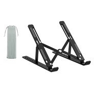 Aluminum Alloy Laptop Stand Non-slip Desktop Notebook Holder Foldable Portable Stand for 11-15.6 Inc