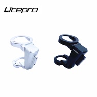 Litepro Pig Nose Saddlebag for Birdy 2 3 Dahon Fnhon Gust 51-98 51-87mm, Support Block Bracket for Front Bracket Holder