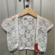 NEW BOLERO White Luxury Floral Party XIANG WU