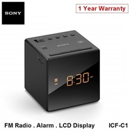 Sony ICF-C1 FM AM Radio Tuner Clock Alarm Digital LCD Display Local Warranty