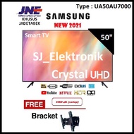 Braket + LED TV Samsung 50 Inch UA50AU7000 - 50AU7000 Crystal UHD 4K