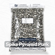 (±5,000 PCS) PYRAMID SPIKE PUNK PYRAMID SPIKE/ PYRAMID SPIKE BELT/ PYRAMID SPIKE JACKET/ SILVER SPIK