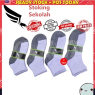 🧦🧦 [Ready Stock] 3 Pair School Sock (Stoking sekolah) G1718-2324