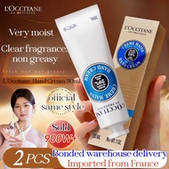 L'Occitane Shea Butter Hand Cream 30ml • 72H Moisture • Non-Greasy • For Dry & Cracked Hands • Frenc