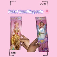 BUNDLING PACKAGE cute cardboard doll toys 2 pcs B 712/B 706