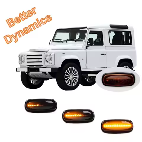 for Land Rover Defender L316 90 110 2.2 2.4 200Tdi 300Tdi 2000 - 2016 Dynamic LED Indicator Side Mar