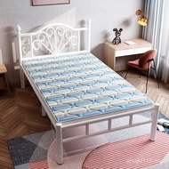 Simple Bed Sheet Lunch Break Office Beige Hard Board Folding Bed Wire Bed Reinforced Household Porta