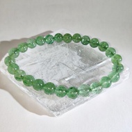 【訂製品】綠草莓晶 綠士多啤梨晶 巴西 6-12mm 手串 天然水晶