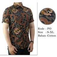 HOT SALE Jasa Jahit Seragam Kemeja Batik Pria Semi Slimfit TERJAMIN