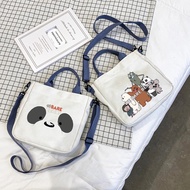 Cute We Bare Bears Crossbody Bag Tote Bag Student Bag Shopping Bag Shoulder Bag Birthday Canvas Bag