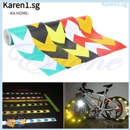 KA Car Reflective Tape, 5x300CM Multicolor Car Reflector Sticker, Safety Mark Car Reflective Film Warning Tapes Arrow Warning Strip