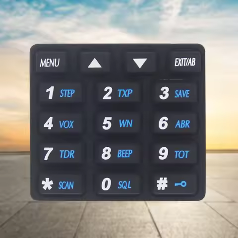 2pcs Numeric Keyboard Maintenance Keypad Keyboard Replacement Parts Two Way Radio Keyboard Accessori