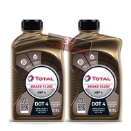 TOTAL BRAKE FLUID DOT4 BRAKE OIL DOT 4 TOTAL MINYAK BRAKE D4