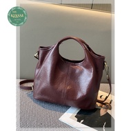 Soft Genuine Leather Shoulder Crossbody Tote HandBag Women's Top Handle Cloud Bag