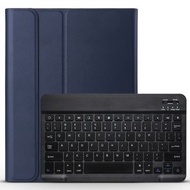 全城熱賣 - A098 可拆卸超薄ABS藍牙鍵盤平板鍵盤皮套 帶支架 適用於iPad Air 4 / Air 5 / Pro 11 inch 2022 / 2021 / 2020 / 2018（深藍色