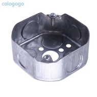 COLO Customizable Electrical Box 4x4inch Metal Octagon Deep Knockout for Projects