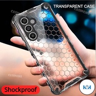 NE Samsung S23 FE 2023 Shockproof Bumper Transparent Honeycomb Casing For Samsung Galaxy S23FE S 23 