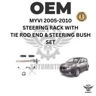 MYVI 2005-2010 STEERING RACK WITH TIE ROD END & STEERING BUSH SET