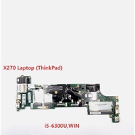 Lenovo ThinkPad X270 Motherboard i5-6200U CPU FRU 01LW725