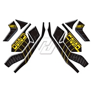 BMW R1250GS ADV 40th Anniversary ป้ายตกแต่งรถจักรยานยนต์ ป้ายกันความร้อน ป้ายฝาครอบอุปกรณ์ตกแต่งด้าน