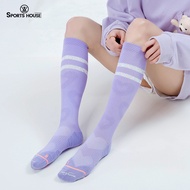 Sports Compression Socks 【 Stoking Mampatan Sukan 】 - High Tube Cotton Running Marathon, Anti-Sweat 