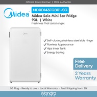 Midea 93L Solo Mini Bar Fridge - White (MDRD143FGB01-SG)