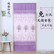 🔥 HOTSELLING 🔥 Shelf Curtain Cupboard Kitchen Cabinet Curtain velcro door curtains Short Door Curtains Waterproof Self-adhesive Cute Cartoon stain-proof and oil-proof ☃Door Curtain Fabric Velcro Punch-free Household Long Partition Curtain Bedroom Living