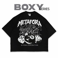 Metaphor T-shirt Global Domination Boxy Fit BlackNBL