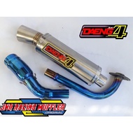 Exhaust, Daeng4 exhaust inlet 38 and 50 Vario, aerox, NMAX, BEAT, mio etc.