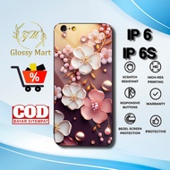 HP IP 6 Case Latest 6s/ - IP 6 Casing 6s/ - Beautiful Floral Motif - Premium Glossy Hardcase - Softc