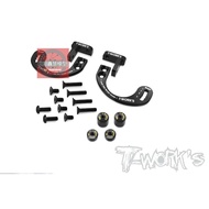 T-Work''s铝制前轮毂配重套装Team Associated RC8 B4.1/B4/T4适用
