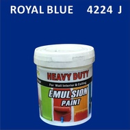 ROYAL BLUE 4224J ( 1L ) HEAVY DUTY EMULSION PAINT PREMIUM INTERIOR EMULSION PAINT