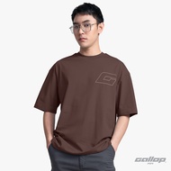 GALLOP : เสื้อยืด Eco-Friendly Oversized TEE (รักษ์โลก) รุ่น GT9156 สี Dark Brown - น้ำตาลเข้ม / ราค