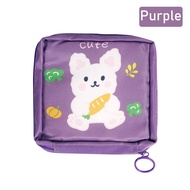 Tas Pembalut Wanita Kartun / Dompet Penyimpan Pembalut / Kapasitas Besar Sanitary Napkin Storage Bag