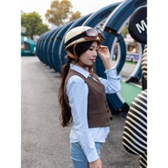 helmet motor sgv helmet Helmet motosikal elektrik itik kecil yang diperakui 3C, topi keledar empat m