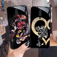 NC-43 Kingdom Hearts Game Kaca Glass Case For OPPO A5 A9 F11 A9X Reno 2F 2Z Pro