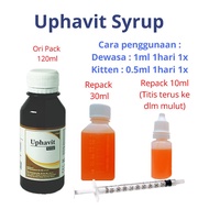 UPHAVIT MULTIVITAMIN SYRUP FOR CAT VITAMIN KUCING 120ml