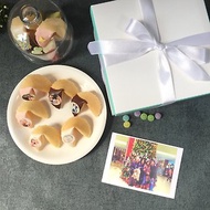 七夕情人禮物 客製化可食用照片巧克力幸運籤餅 點點禮盒告白