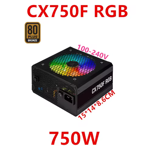 New Original PSU For Corsair 80plus Bronze 750W 650W 550W Power Supply CX750F RGB CX650F RGB CX550F 