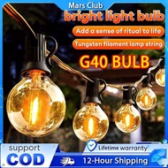 Fairy Light Retro Christmas Light Bulb Garden Lights Hanging Light Party Decor G40 Bulb Light String