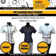DepEd Uniform for Female Teachers-Tela Only (Pre-Order)